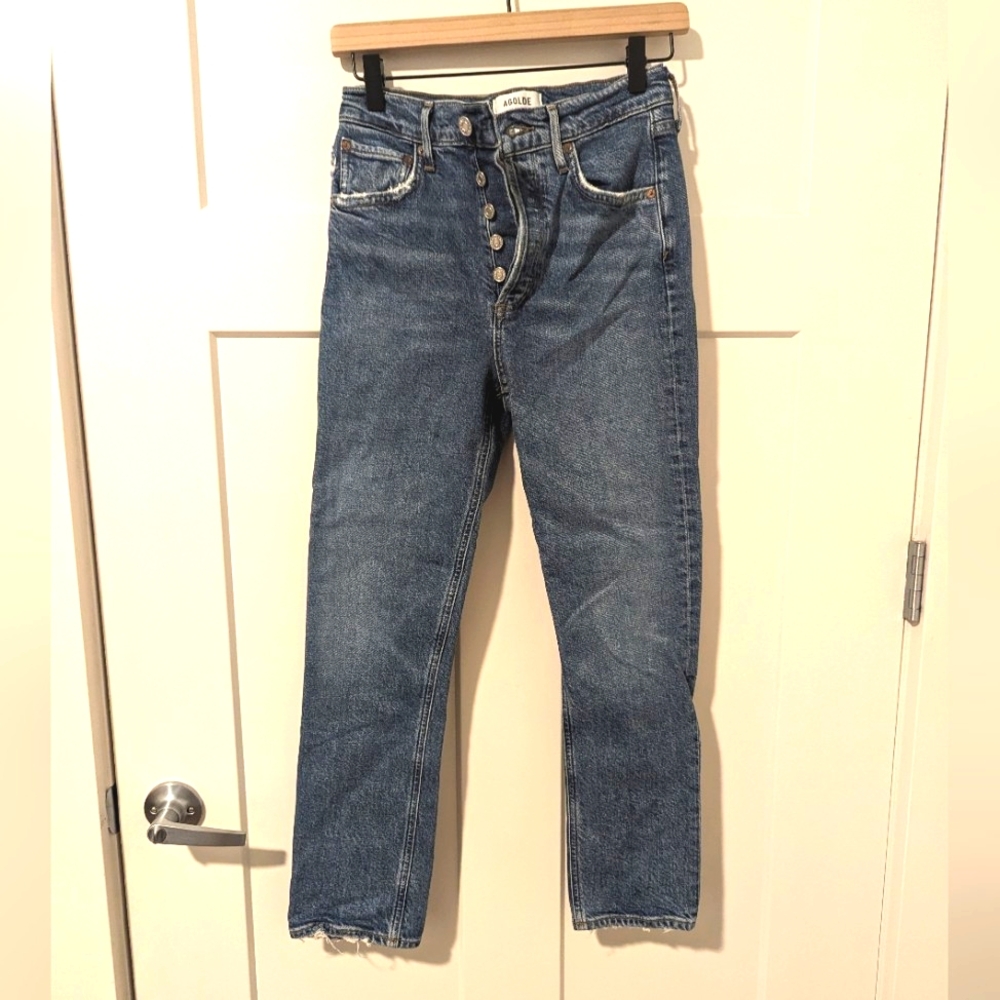Agolde Riley Crop Jeans - Picture 4 of 12